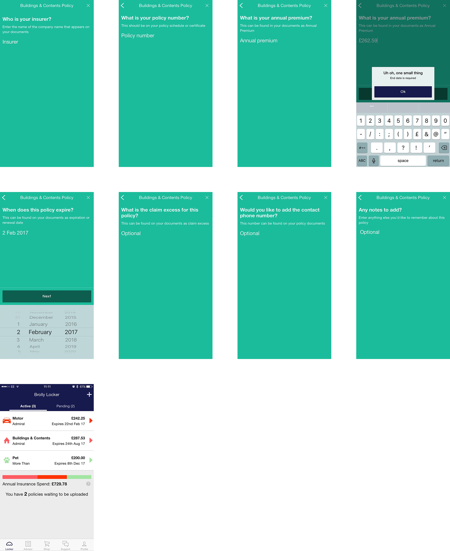 Brolly Manual Policy Entry Brolly Manual Policy Entry