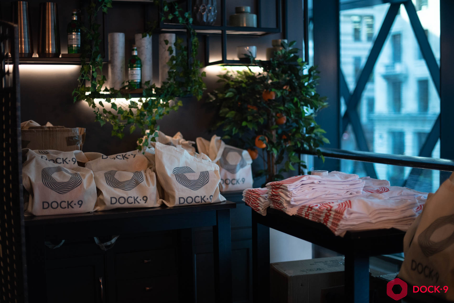 Dock9 Rebrand Drinks