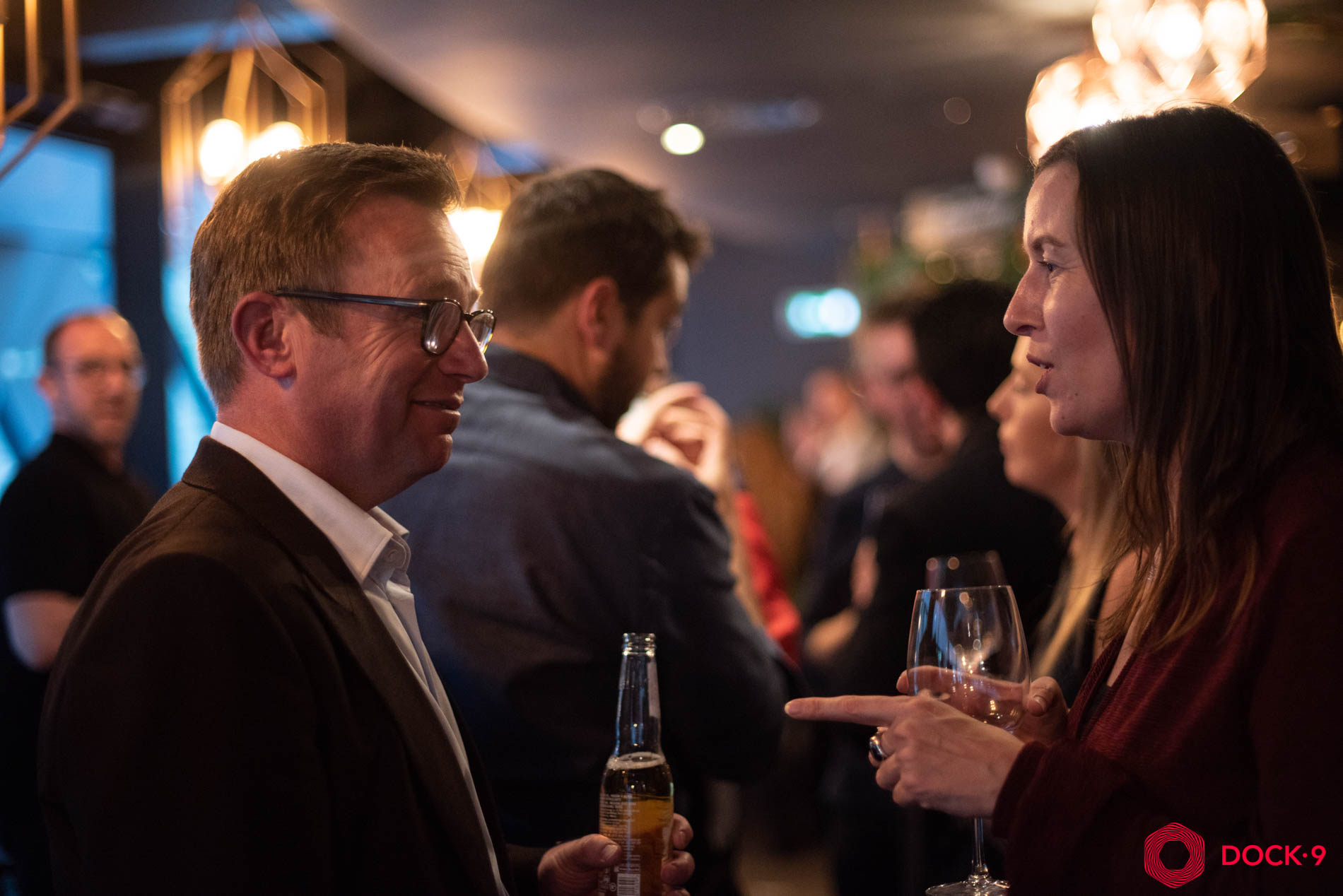 Dock9 Rebrand Drinks