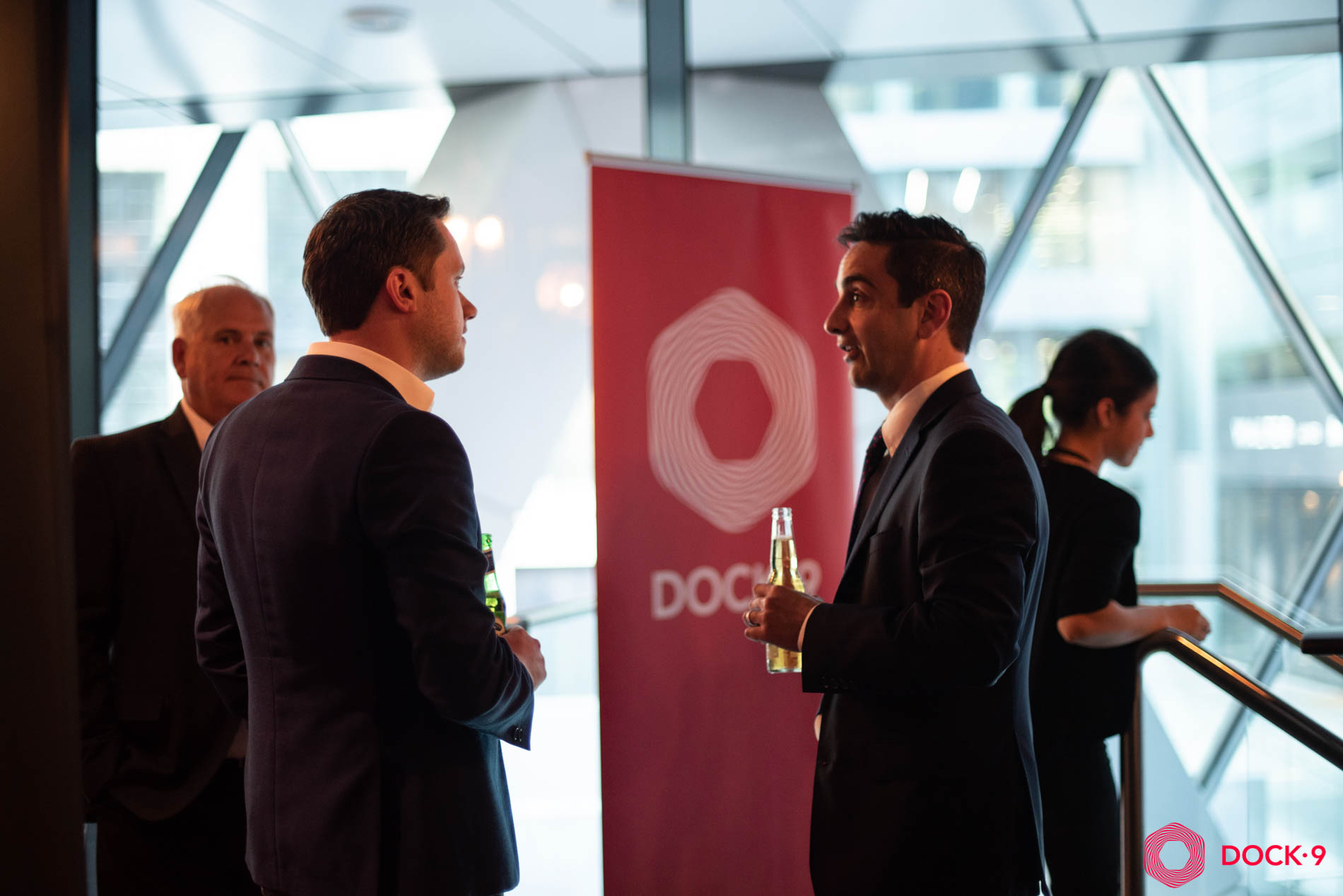 Dock9 Rebrand Drinks