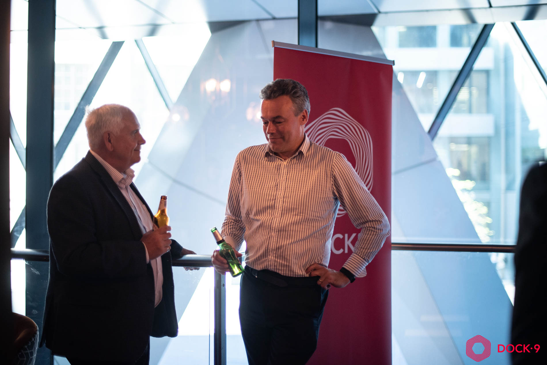 Dock9 Rebrand Drinks