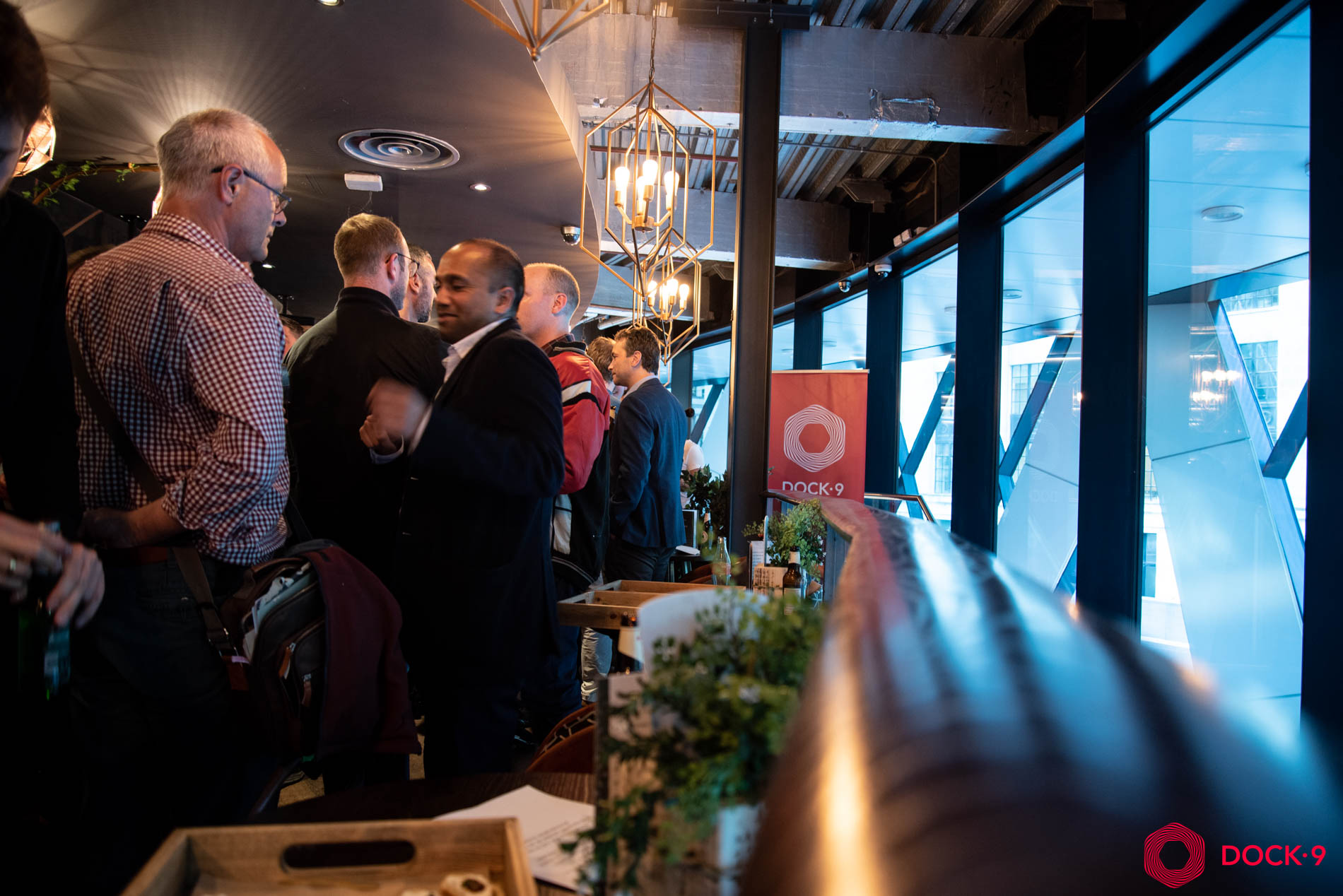 Dock9 Rebrand Drinks